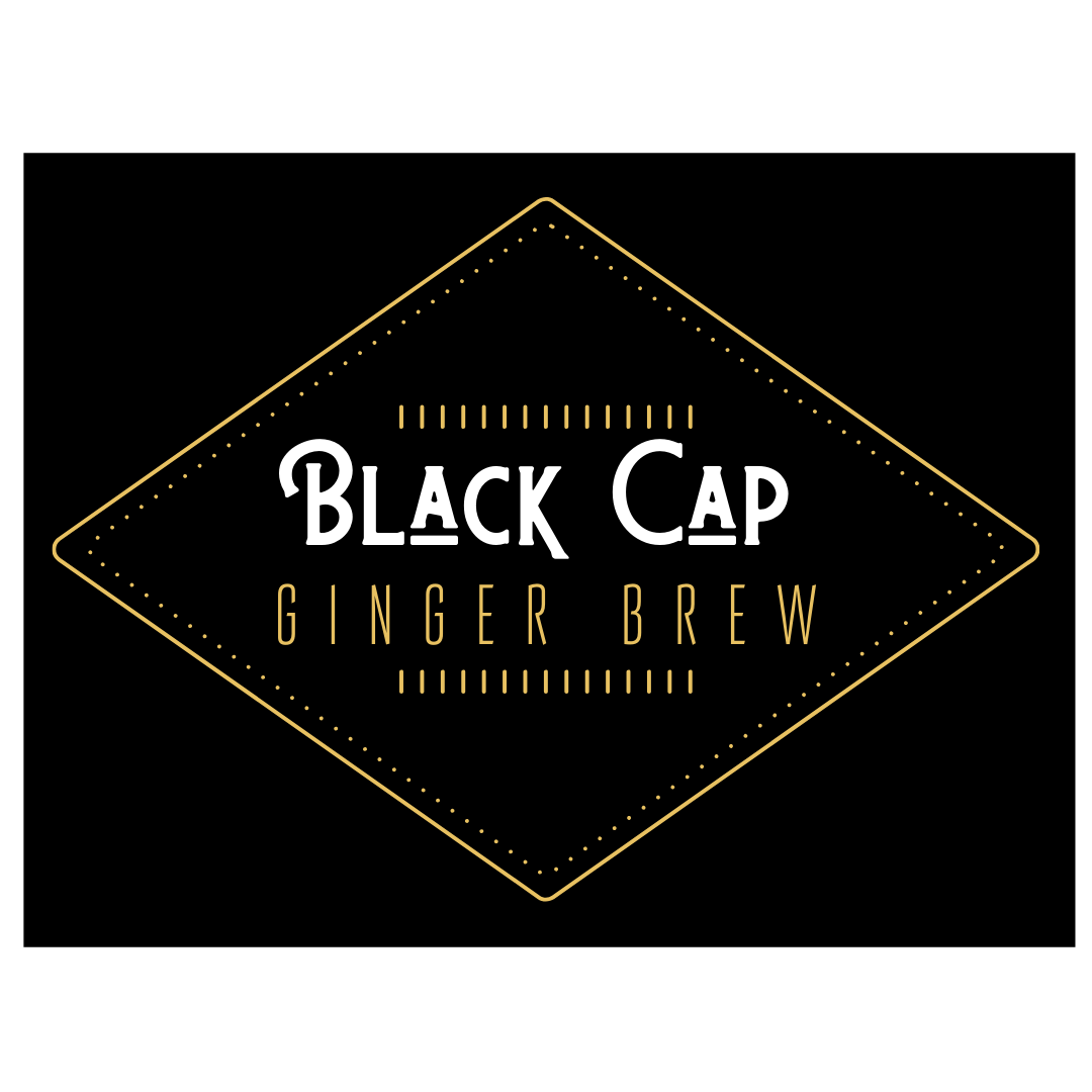 Black Cap Ginger Brew logo