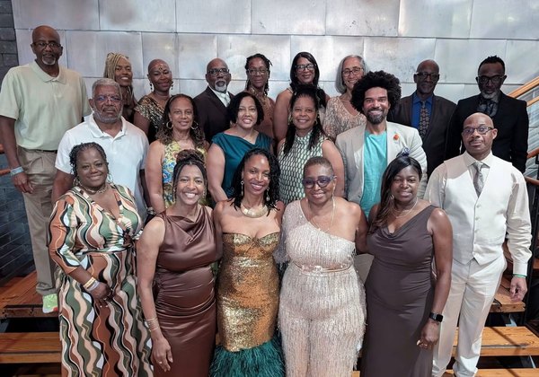 Major Taylor Cycling Club members and leadership at the 2026 convention gala in Durham