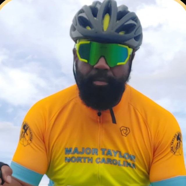 James Tracey Davis, founder of the Major Taylor Cycling Club of North Carolina